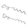Durability Iron Pet Tie Out Retainer Screw Alloys Spirals Dog Tie Out Stake for Trampolines Swing and Tent