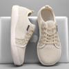Men's Shoes and Sports Shoes Wide Toe Barefoot Casual Plus Size Wide Last Fashionable Canvas Black Flat Bottomed Board Shoes
