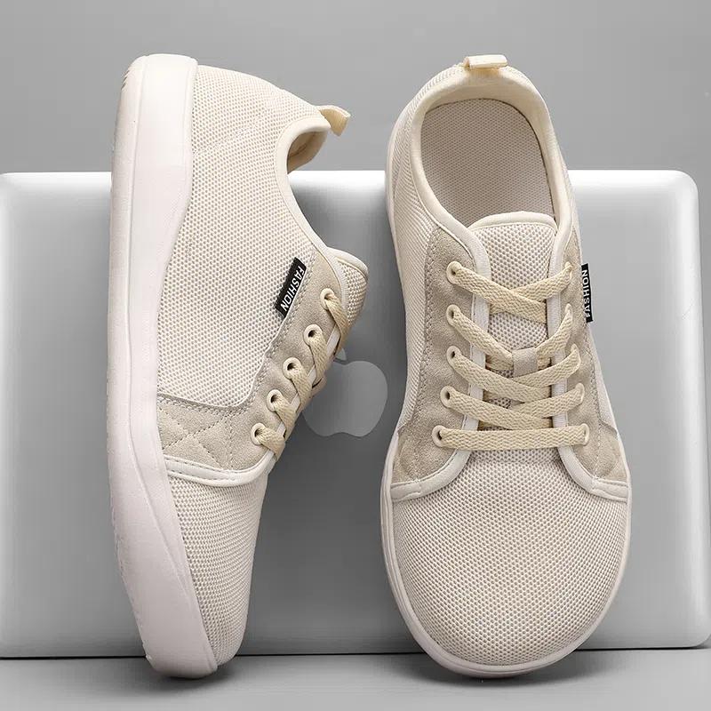 Fashion Men's Shoes and Sports Shoes Wide Toe Barefoot Casual Plus Size Wide Last Fashionable Canvas Black Flat Bottomed Board Shoes