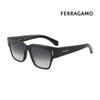 Salvatore Ferragamo Sunglasses SF2020SLB 001 Square Horn-rimmed UV Protection Women Men