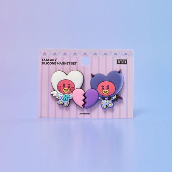 

Набор силиконовых магнитов BT21 Angel & Villain Edition TATA