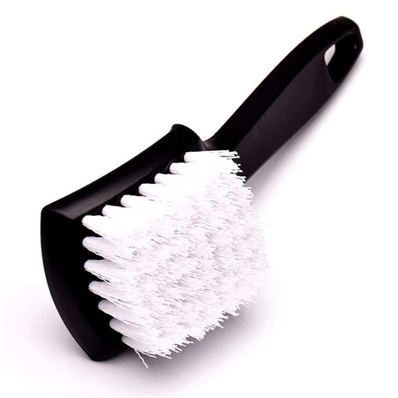 New! Auto Tire Brush Wheel Hub Cleaning Brushes Wheels Detailing Cleaning Accessories Ergonomic Handle