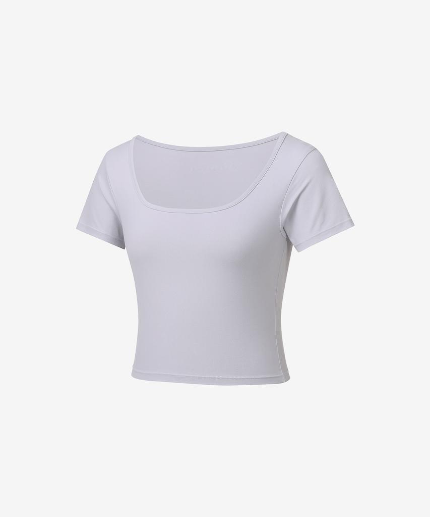 GRANDE LINE Elsoft Square Neck Crop Top_10 Colors