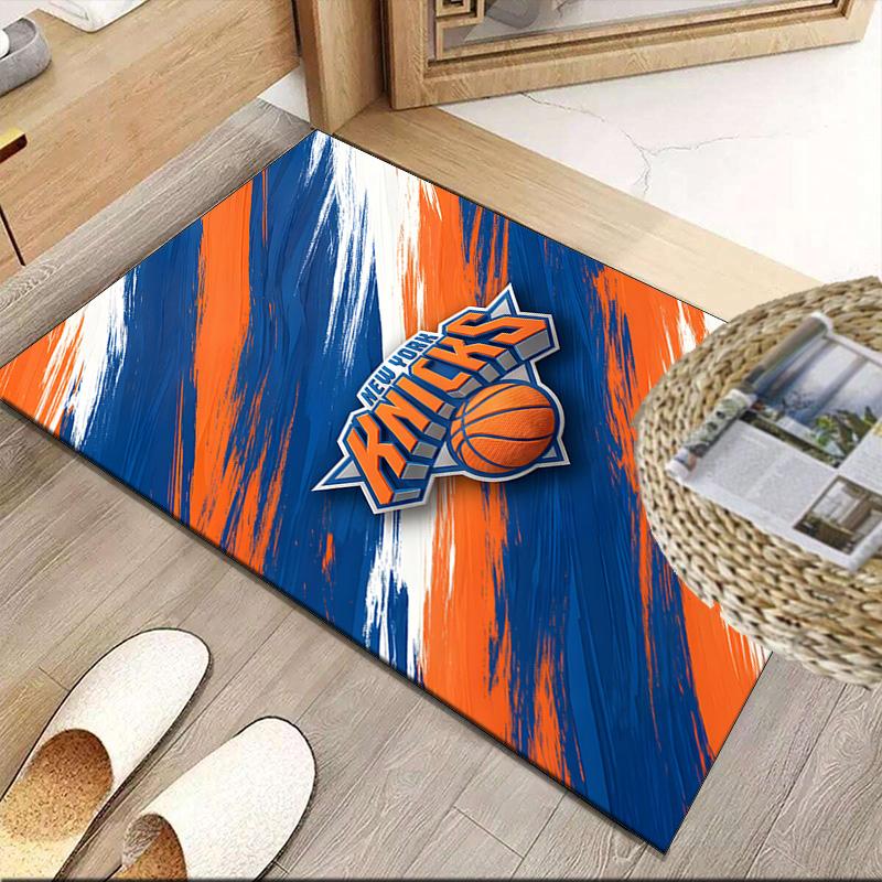 Tappeto con Logo Knicks, Tappeti da Cucina, Tappetino Yoga, Tappetini Antiscivolo, Tappeto per Bagno, Soggiorno camera da letto, Tappeti da Campeggio Regalo di Natale