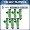 Fuel Injector, Engine Fuel Injection Nozzle No.16600-9DE0B for Nissan Maxima 2018-2021 3.5L for Nissan Murano 2020-2023 3.5L Green, 6 Pcs