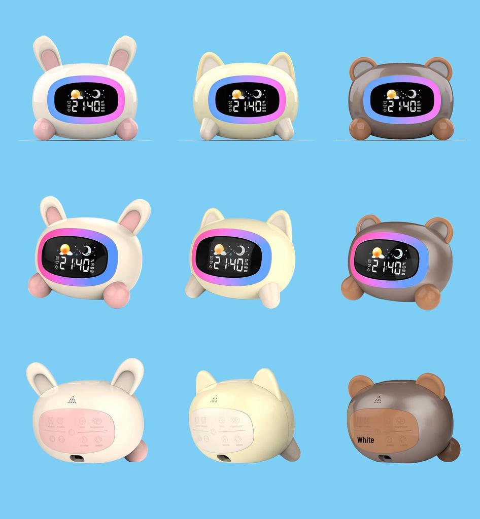 Children's Sleep Training Alarm Clock - Cartoon Design