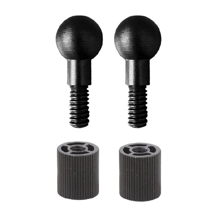 

2PCS Heavy Duty 15mm Ball Head Adapter With 1/4Inch Thread Screw Perfect For DSLR Cameras Phone Holder Stable Setups 1