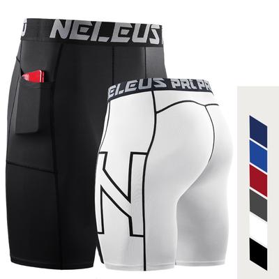 Men Running Shorts Training Fitness Tights Sports Cycling Jogging Bottoms Quick Drying Pants