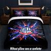 Set Biancheria da Letto Bolton Wanderers FC 1 Copripiumino + 2 Federe Morbido Traspirante Biancheria da Letto per la Casa