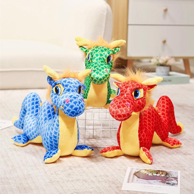 Simulated Chinese Dragon Doll Plush Toy Zodiac Dragon Doll Year Of The Dragon Mascot Children'S Soothing Ragdoll
