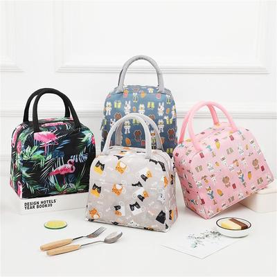 Tragbare Lunchtaschen Wärmeisolierende Lunchbox-Aufbewahrungstasche Lunchbox-Tasche für die Schule für Kinder Picknick-Aufbewahrung Große Kapazität Tote