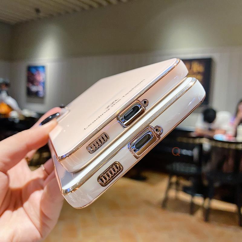 S 23 Ring Holder Stand Case For Samsung Galaxy S23 Plus S22 Ultra S21 S20 Fe Luxury Plating Silicone Cover On S23plus S23ultra