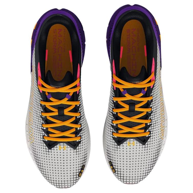 Under Armour HOVR Machina Storm White Clay Purple мужские кроссовки Formula-Orange 3026546-300