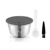 Stainless Steel Fillable Coffee Capsules Reusable Coffee Capsule Cup Filter Set Compatible with DOLCE GUSTO EDG Lumio
