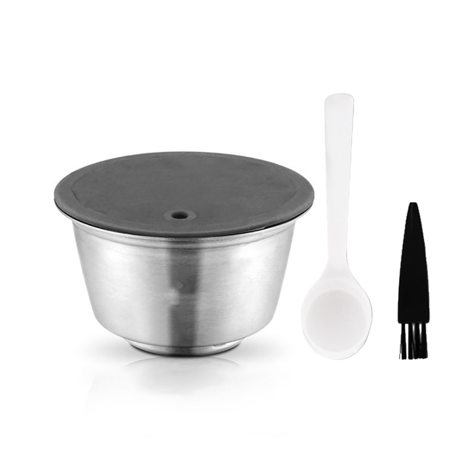 

Stainless Steel Refillable Coffee Capsules, Reusable Filter Set, Compatible with EDG Series Coffee Machines