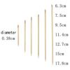 100Pcs Wooden Cuticle Pusher Remover Nail Art Design Orange Wood Sticks Tools