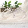 Bridal Hair Band With Rhinestone And Pearl For Wedding Headpiece