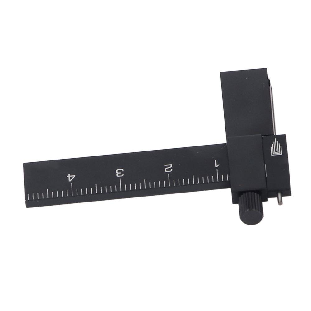 Tungsten Steel Blade Model Carving Ruler Adjustable Scribing Ruler  Model Crafting