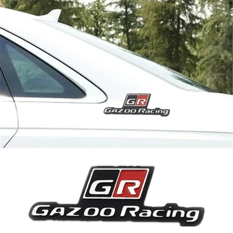 Lqzh5 For Toyota GR GAZOO Sport Corolla Racing Yaris Rav4 CHR Auris Camry Highlander Car Steeing Wheel Decoration Sticker Side Badge