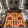 Unique Area Rugs Modern Abstract Pattern Floor Mats Living Room Decor Home Accent Non-Slip Washable Indoor Outdoor Carpet