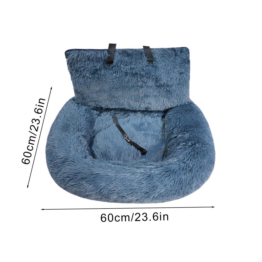 Puppy Car Seat Soft cloth Dog Booster Non-slip Detachable Design Automobile Interior Accessories For Daily Commuting Vet Visits