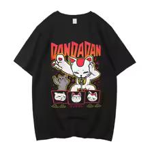 2Dandadan Okarun T-shirt Men Women Japanese Anime T Shirt Cartoon High Quality Cotton Top Unisex Tee Men T-shirt Short Sleeve 2