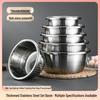Qingwang Food-Grade Stainless Steel Basin & Sieve Set