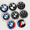 4pcs For BMW 50th E90 E60 F10 F20 G20 G30 E53 E85 E70 56mm 68mm Blue White Car Hub Cap Wheel Center Cap Emblem Badge Accessories YB4