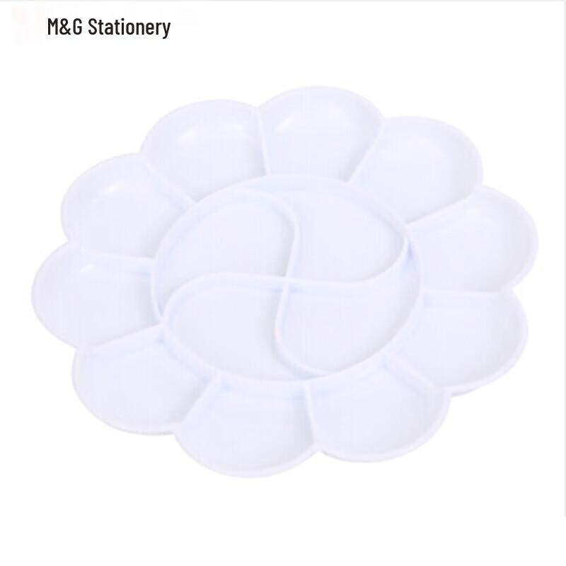 M&G 10-Compartment Plum Blossom Art Palette