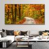 Sunrise Forest Obraz na plátně Moderní přírodní krajina Plakáty a obrazy Nástěnné umělecké obrazy do obývacího pokoje Home Decor Bez rámu