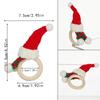 Wedding Napkin Rings Christmas Napkin Holder Kit Christmas Hat Design Christmas Napkin Rings For Family Table Decorations