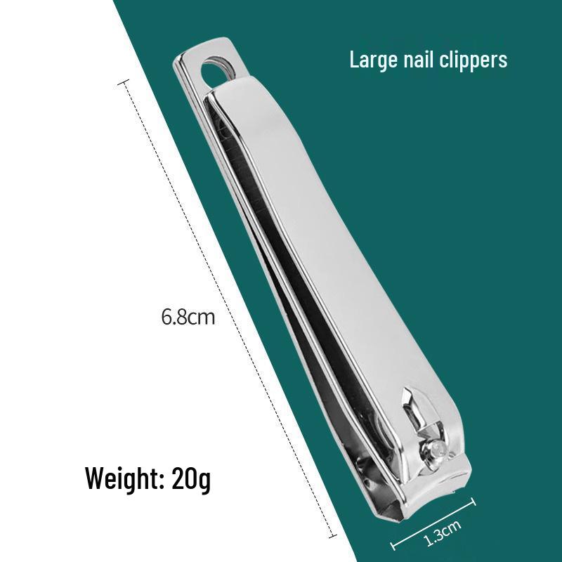 Nail Clippers Set: Small & Large with File - Manicure Tools