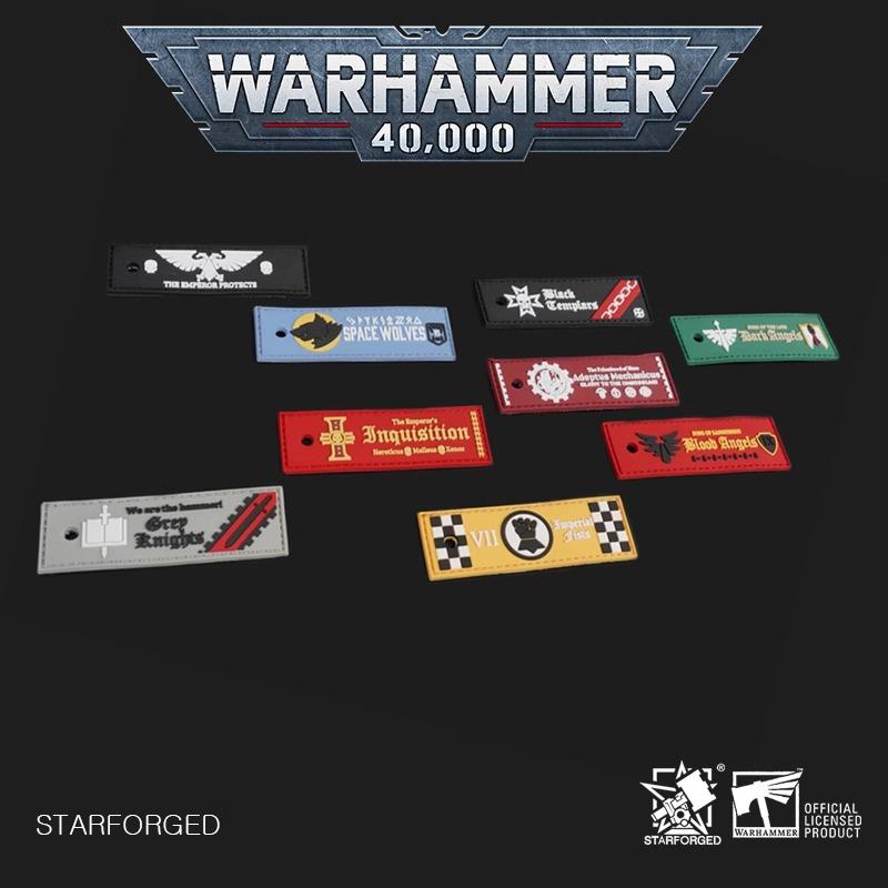 Starforged Star Casting Hammer 40K Imperial Armed Battle Group Star Warrior Morale Chapter Hook and Loop