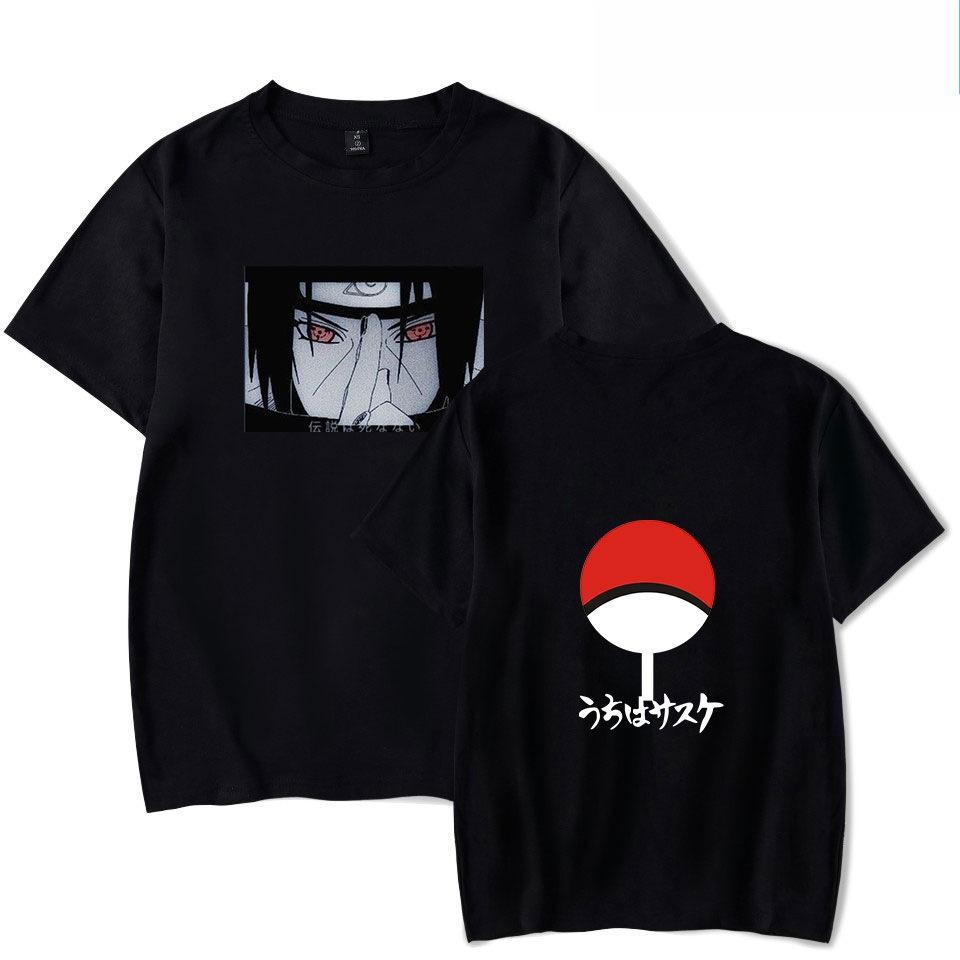 Naruto  Print mens and womens cotton Tshirts 2026 summer  Cartoon pattern Loose casual shortsleeved top S