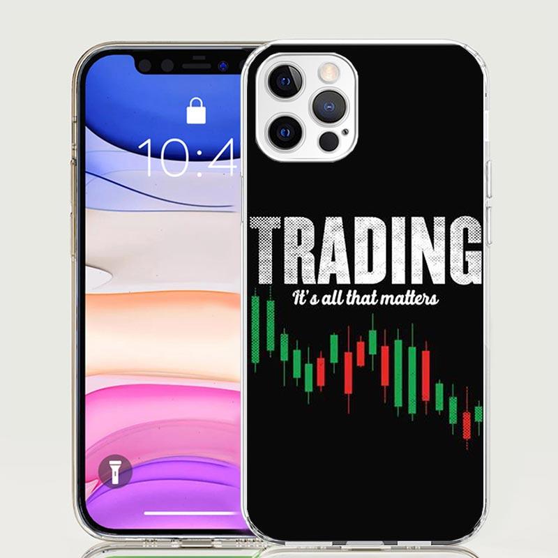 Trade Investment Forex Stock Market Phone Case For iPhone 17 Air 16 15 Plus 11 14 Pro Max 13 Mini 12 7 8 + SE Pattern Art Custom