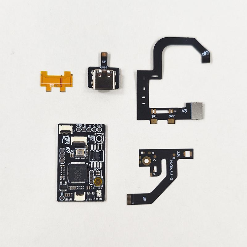 1 Satz für Raspberry Pi2040 Ersatzteil Spielekonsole Kabel CPU Flexkabel Flachband Aufrüstbarer Chip für Switch /Lite/Oled