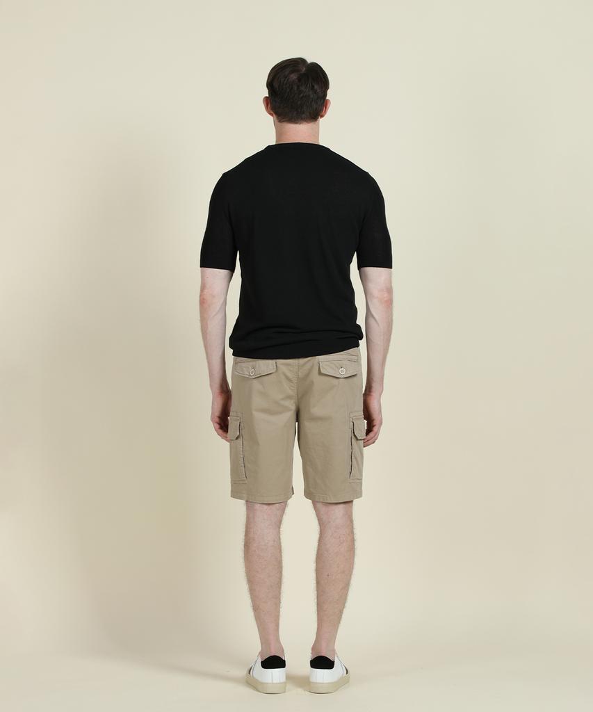 PANICALE Black Crew Neck Cotton Knit