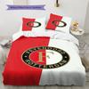 Feyenoord logo  Pattern Bedding Quilt Set Quilt Cover Pillowcase Home Decoration Birthday Gift (1 * duvet cover + 2 * pillowcase, without core)