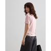 Demana Elegantes Damen-T-Shirt aus Wolle und Lyocell mit Drapierter Halslinie