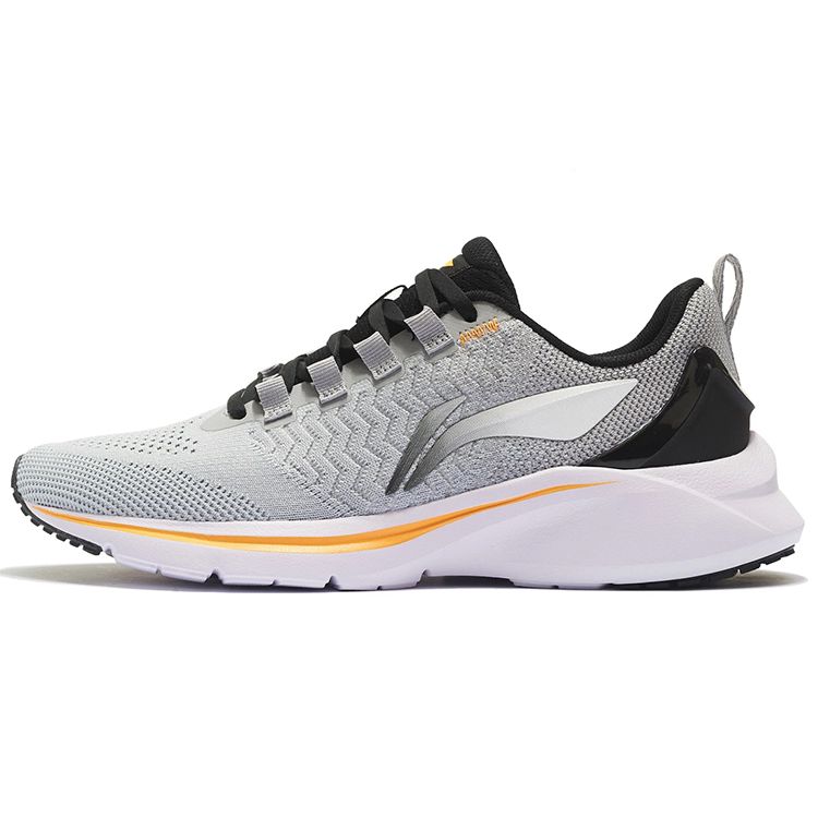 

Li-Ning Бесшовные кроссовки с низким верхом, мужские кроссовки, серые ARSS037-3 42⅓