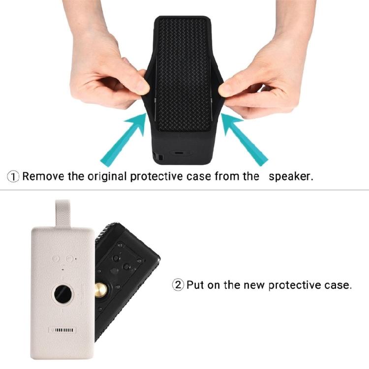 Silicone Case Sleeve Skin Portable Travel Carrying Protective Cover for Embt 3 Bluetooth-compatible Loudspeaker