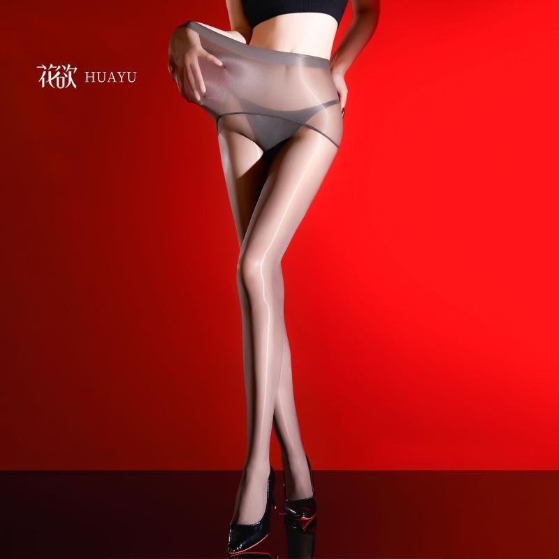 3D Oil Shiny Pantyhose Unisex High Elastic Stockings Fit for Weight 45-80 Kg Women Man Transparent Smooth Glossy Tights HosieryGood product