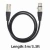 1m/3.3ft Microphone Cable 3Pin XLR Male to 3Pin XLR Female Male to Female Cable  for Speakers