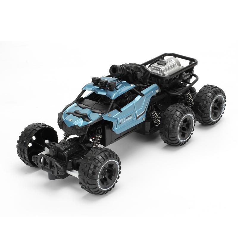 Remote Control Car for Kids: Cool Spray, Climbing Alloy, Rechargeable, Electric 4WD with Lights, Gift-Ready.