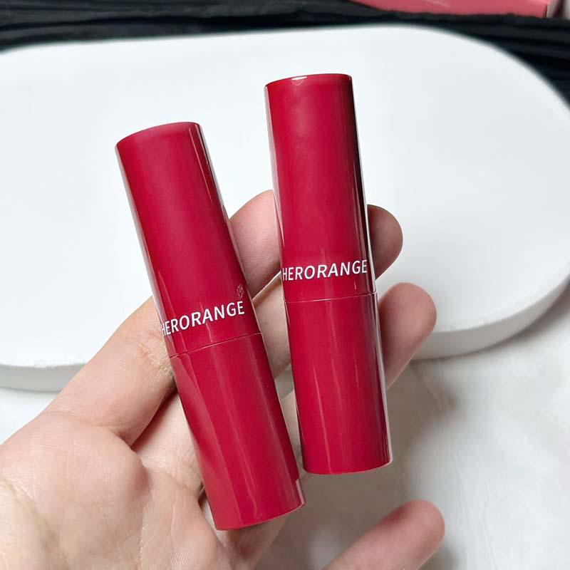 HERORANGE Shimmer Hydrating Lipstick: Velvet Texture, Non-Sticky, Mirror Finish