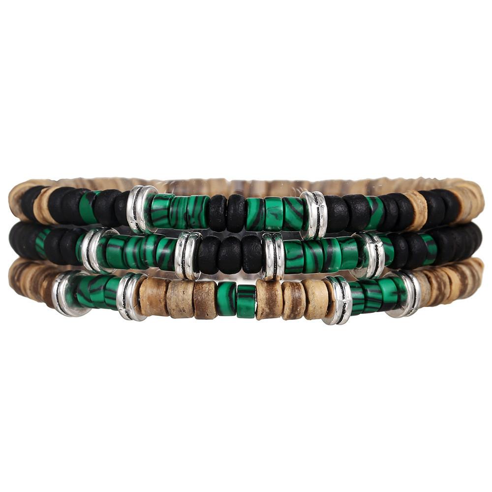 Green Peacock Ethnic Style Handmade Beaded Jewelry For Men Women Gift