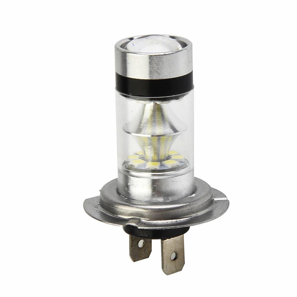 2PCS H7 LED Headlight Conversion Kit Bulbs High Low Beam 100W 6000K Super White High Power LED Headlights Bulbs