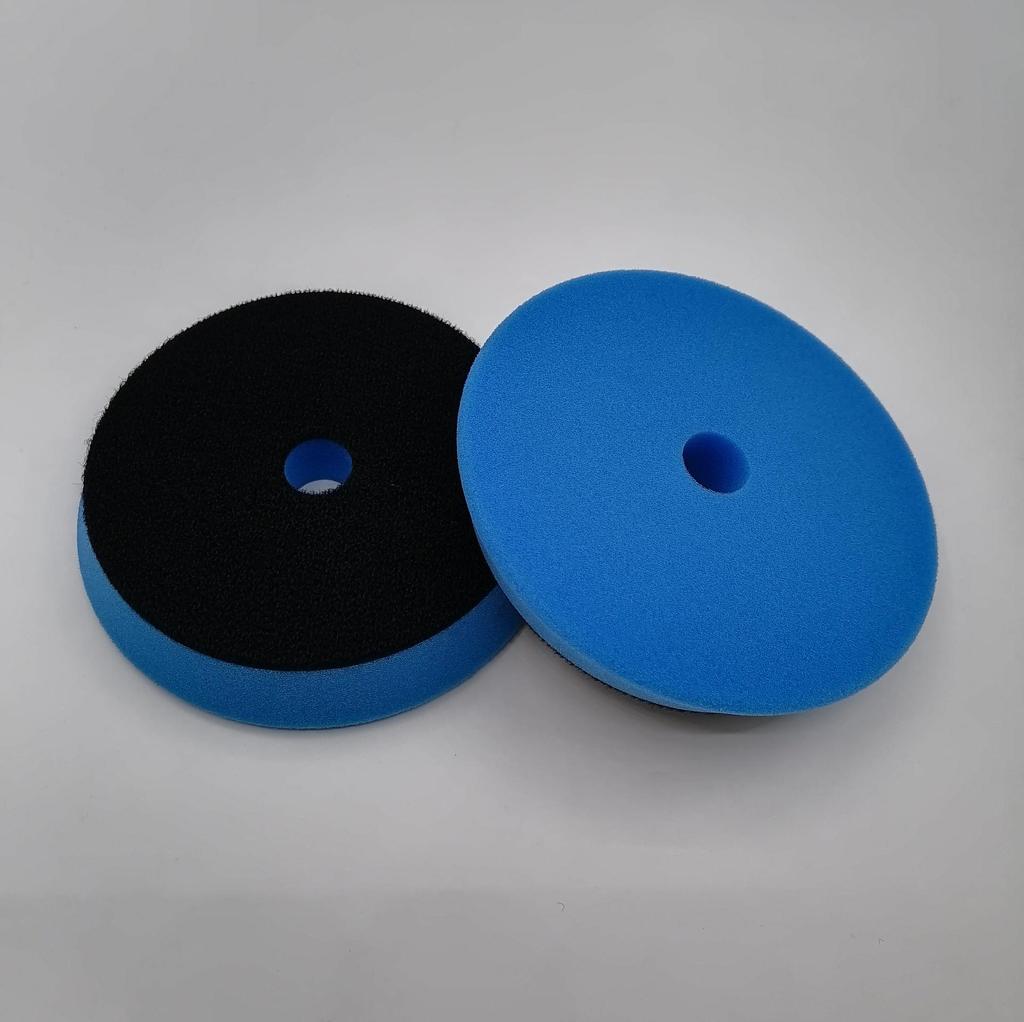 Japanese Beveled Car Polishing Sponge Pad for DA Machines - Self-Adhesive Scratch Repair and Restoration Pad