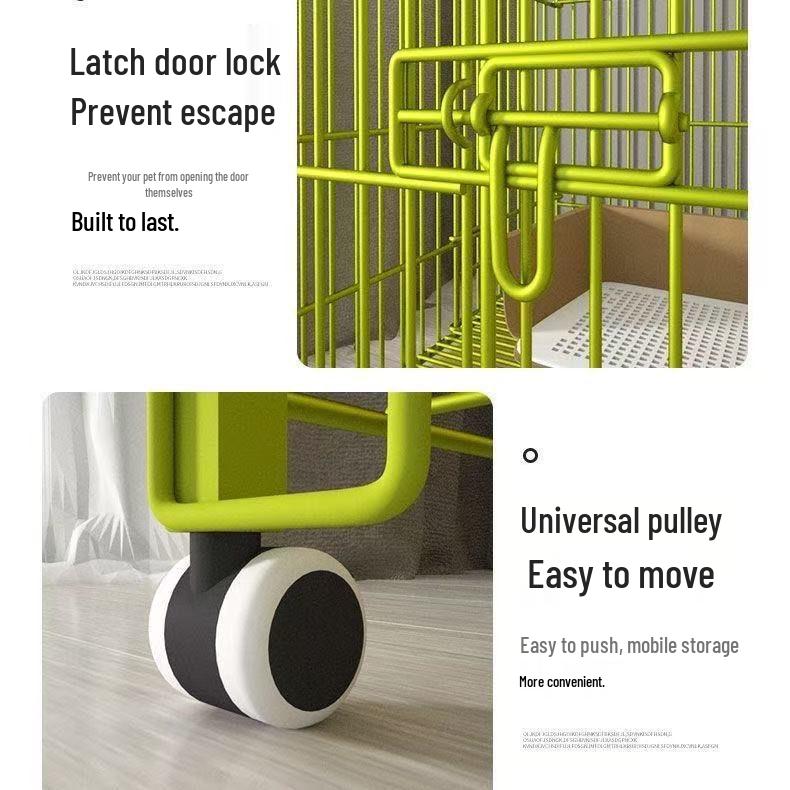 Nano Folding Indoor Dog and Small Pet Cage with Display Table