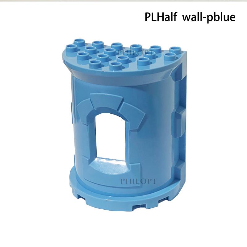 Big Particles Building Blocks Castle Scene Accessories Houses Roof Wall Compatible Large Bricks Educational Toys For Kids Gifts